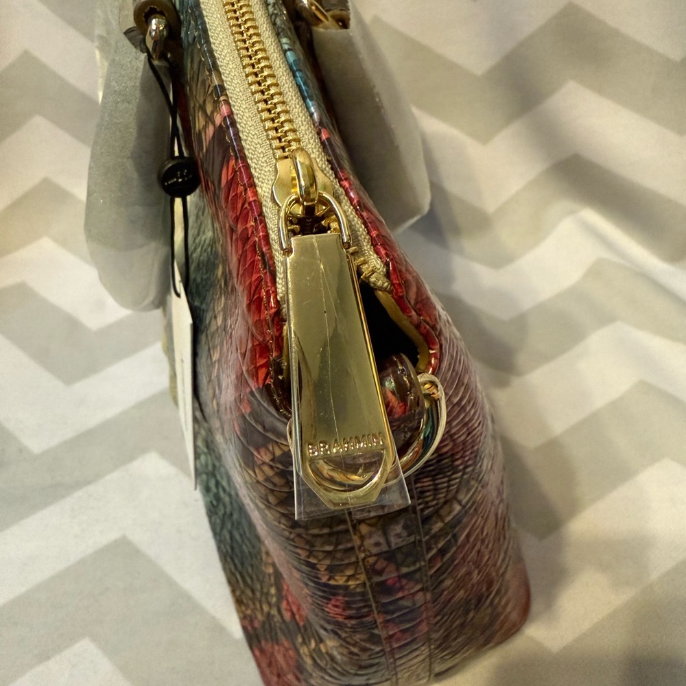 Brahmin Large Duxbury Satchel-Komodo Ombre Melbourne - Picture 7 of 8